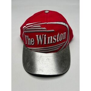 The Winston NASCAR Winston Cup Series Hat Red Silver‎ Chase Authentics